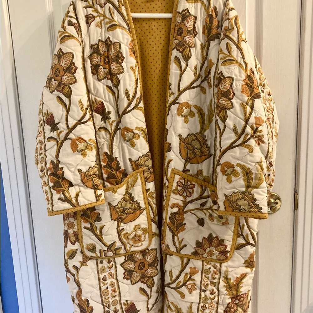 Quilted Blanket Coat